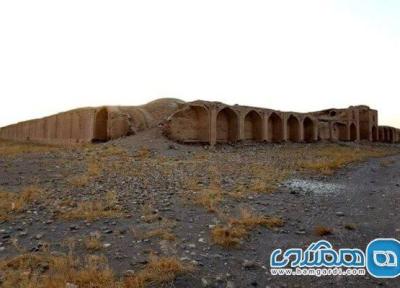 کاروانسرای تاریخی خشکرود در معرض تخریب قرار گرفته است